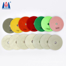 4 Inch Stone Marble Wet Polishing Pads For Angle Grinder